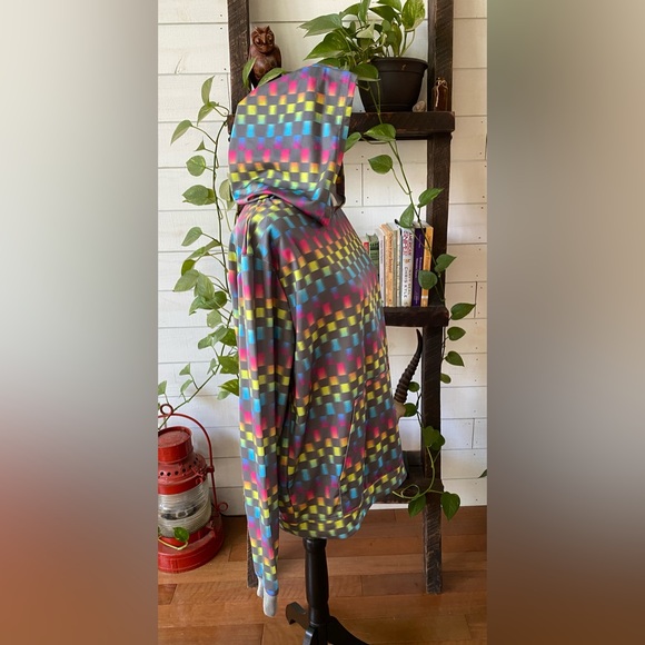 Fatally Pink: Colorful Pixelated Sweatshirt Hoodie - Picture 12 of 17